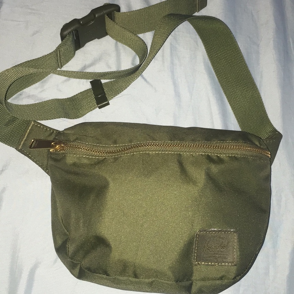 Hunter green Fanny pack